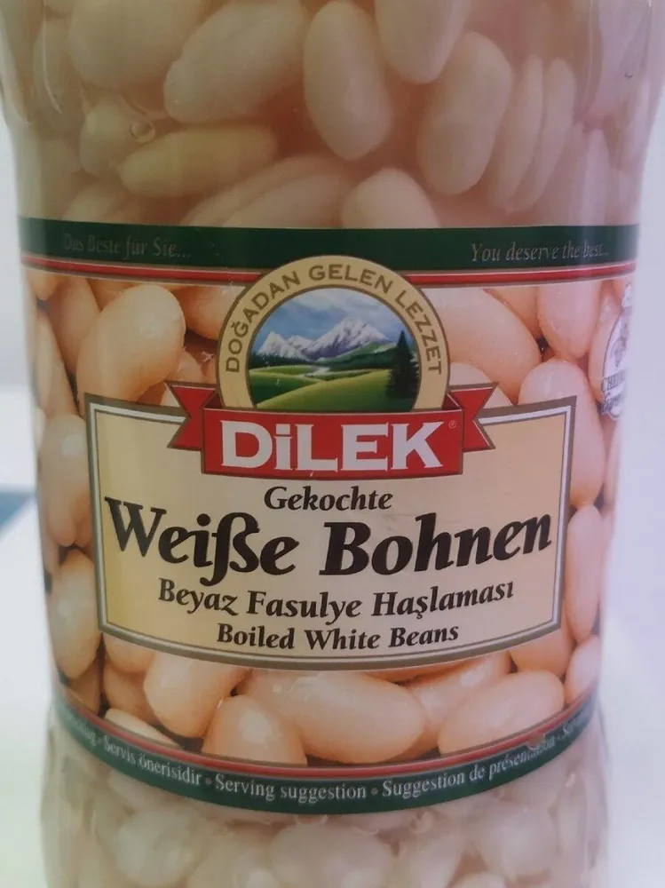 Haricots blancs cuits
