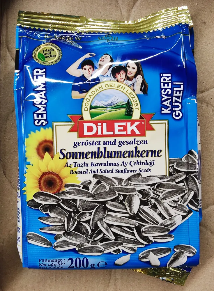Sonnenblumenkerne, geröstet und gesalzen