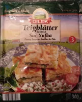 Teigblätter für Börek
