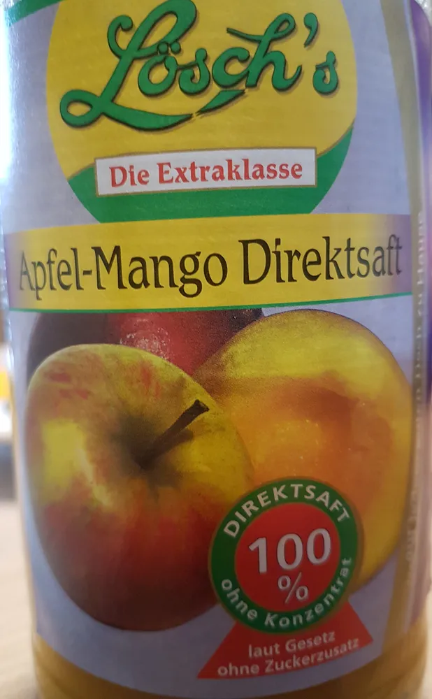 Apfel-Mango Direktsaft