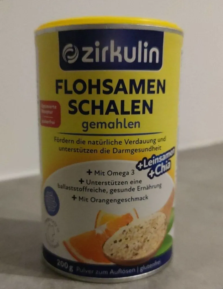 Flohsamen Schalen gemahlen