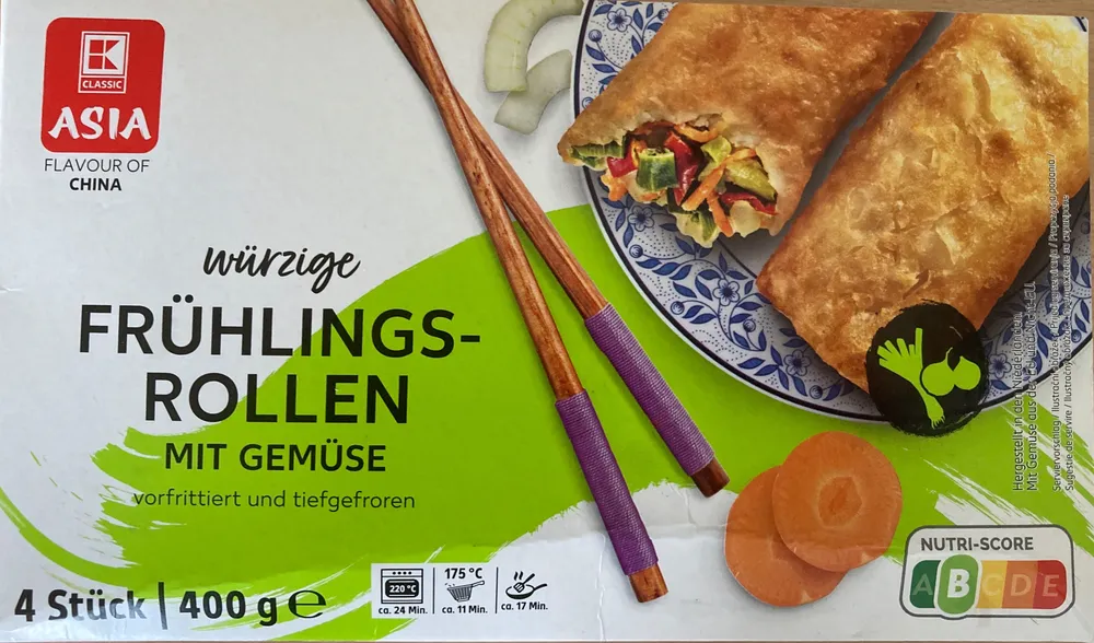 Frühlingsrollen mit Gemüse