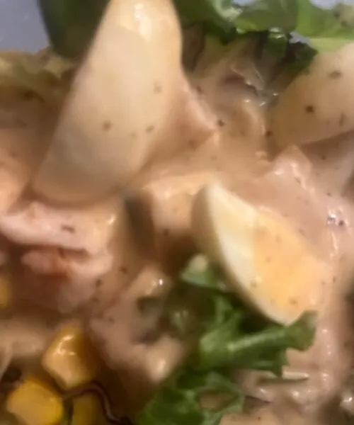 Kartoffel Hähnchen Salat