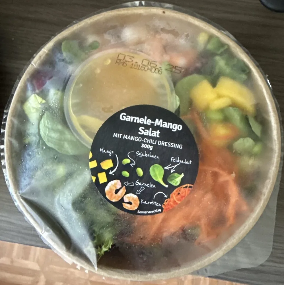 Premium Salat Garnele-Mango