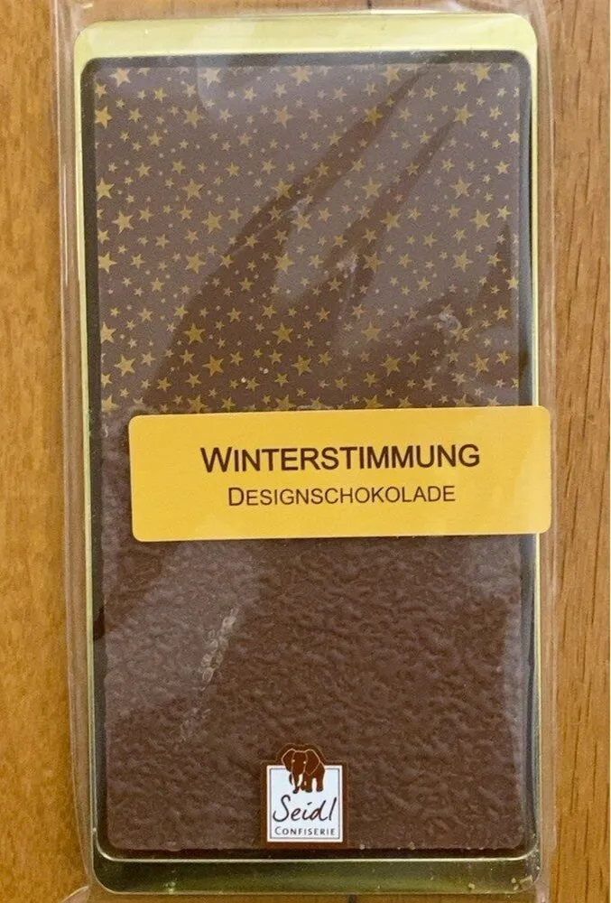 Winterstimmung Designschokolade