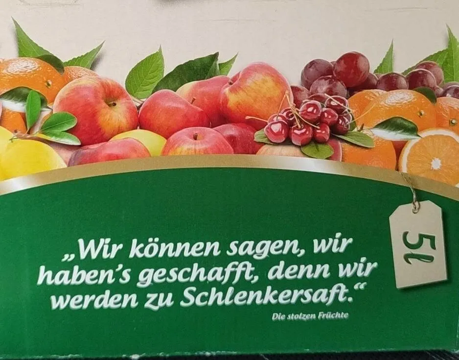 Apfel-Holunder-saft