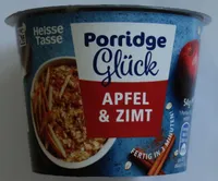 Porridge glück apfel und zimt