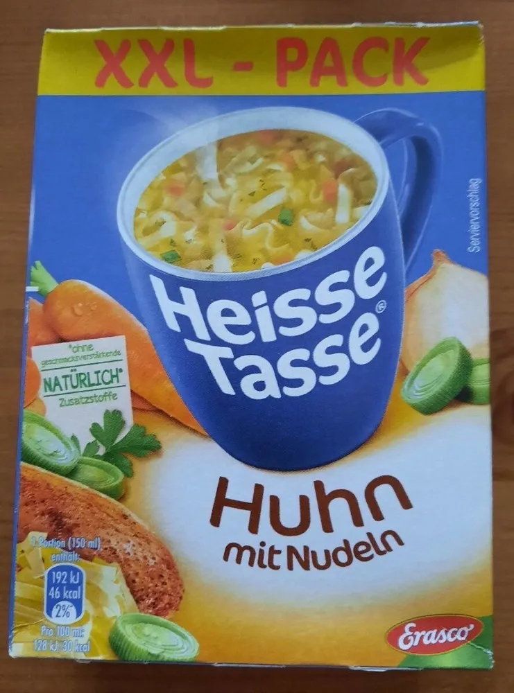 Huhn mit Nudeln Heisse Tasse