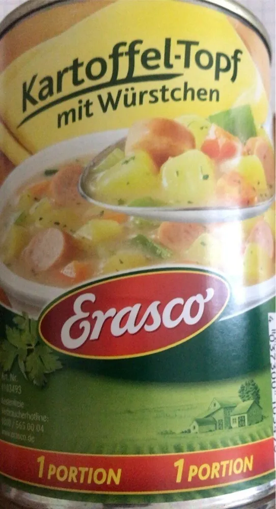 Kartoffel - Topf mit Würstchen