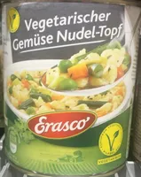 Vegetarischer Gemuese Nudel-Topf