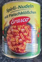 Spirli-Nudeln mit Fleischklößchen