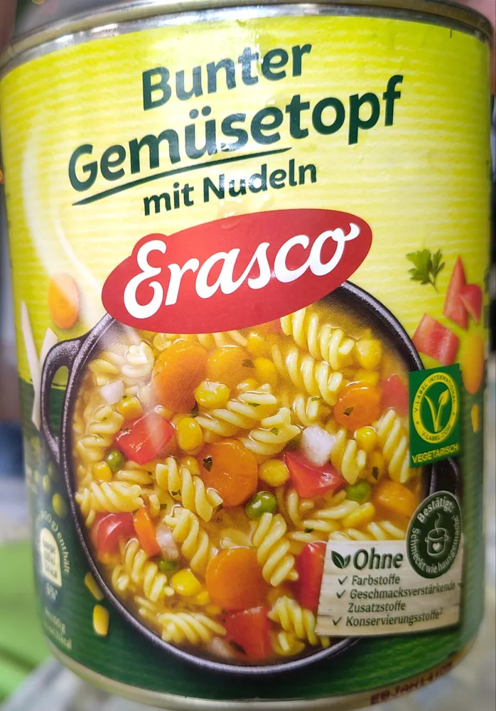 Bunter Gemüsetopf mit Nudel