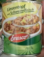 Linsentopf mit Schweinefleisch