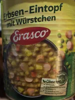 Erbsen Eintopf mit Würstchen