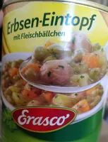 Eintopf Erbsen-Eintopf mit Fleischbällchen