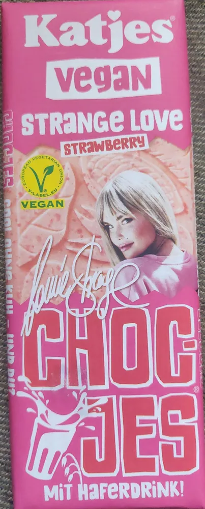 STRANGE LOVE STRAWBERRY CHOC JES MIT HAFERDRINK!