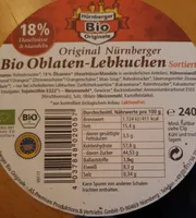 Bio Oblaten-Lebkuchen