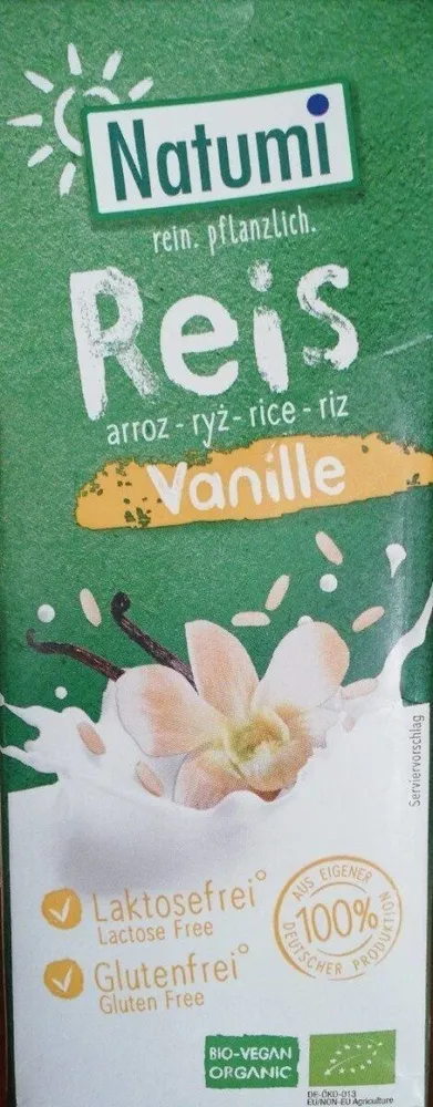 Bebida arroz y vainilla