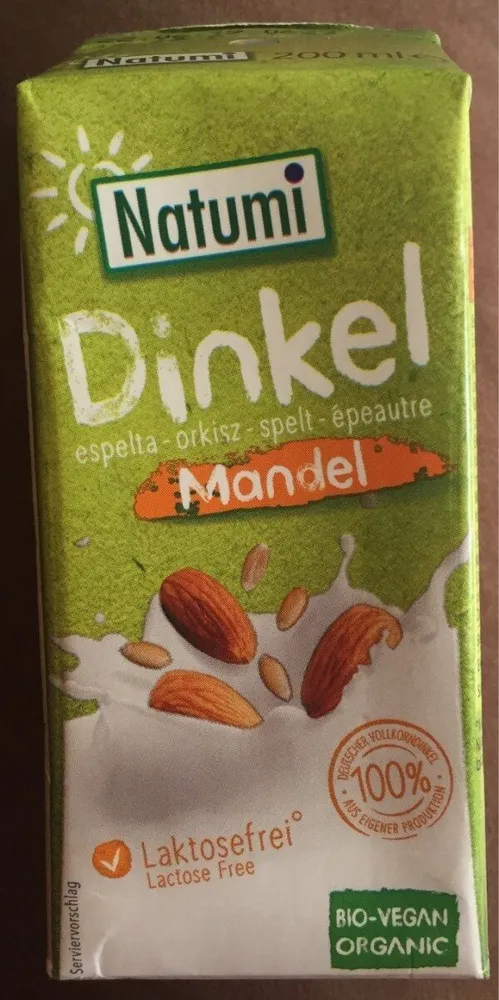 Boisson épautre et amandes bio