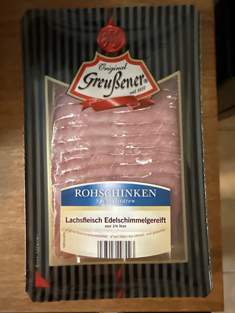 Lachsfleisch Edelschimmelgereift