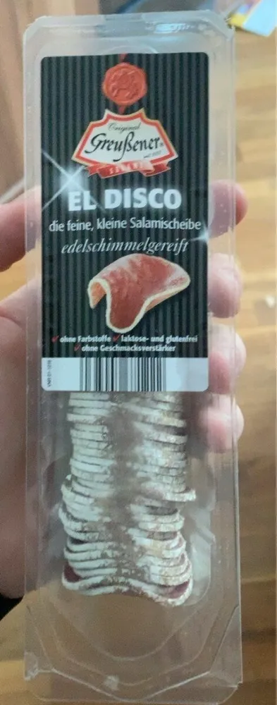 El Disco edelschimmelgereift Salami
