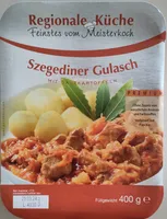 Szehediner Gulasch mit Salzkartoffeln