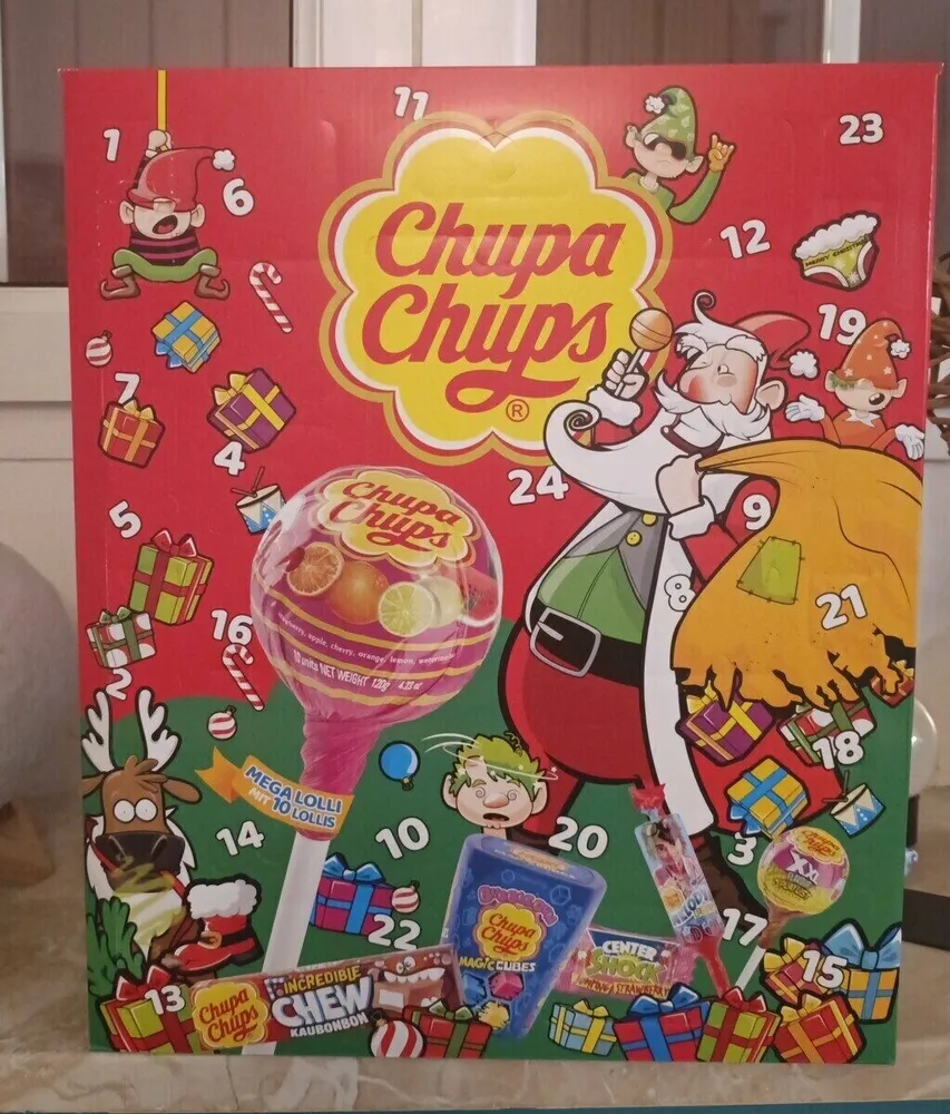Calendrier de l'avent chupa chups xxl .