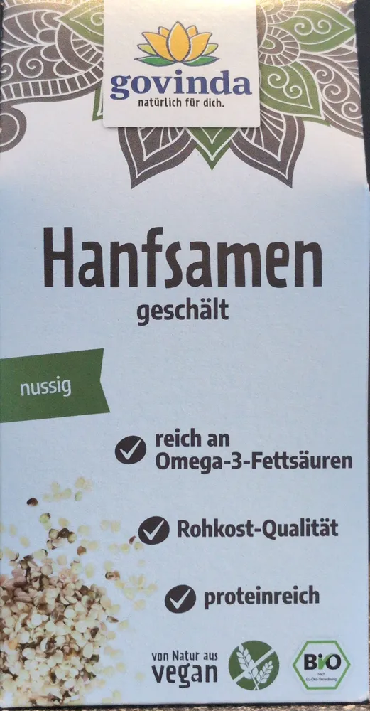 Hanfsamen, geschält