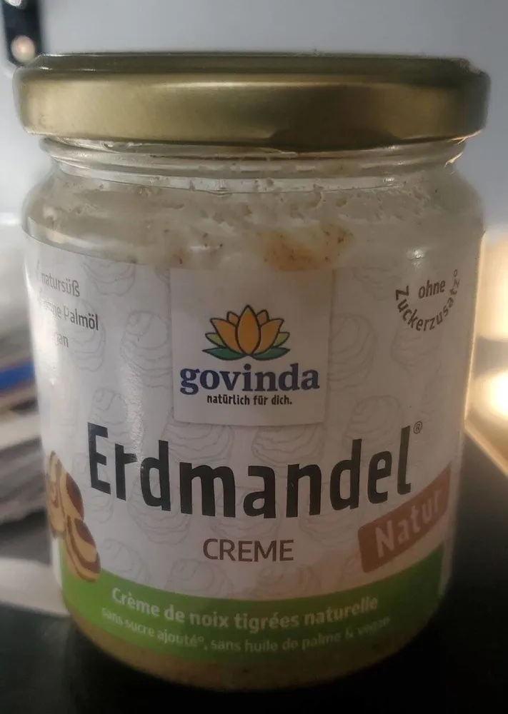 Erdmandel creme de noix tigrees