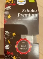 Schoko Premium Fruchtkugeln mit Kakao