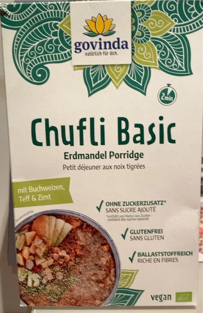 CHUFLI BASIC Erdmandel Porrige