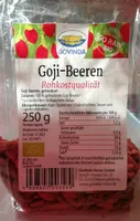 Goji-Beeren Rohkostqualität