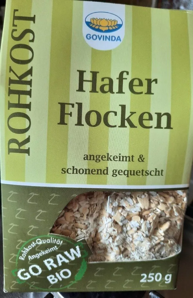 Haferflocken Rohkost