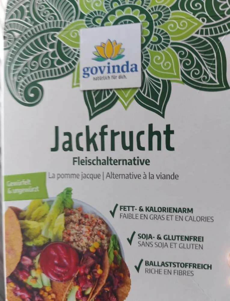 Jackfrucht gewürfelt