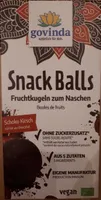Bio Snack Balls Schoko Kirsch Fruchtkugeln