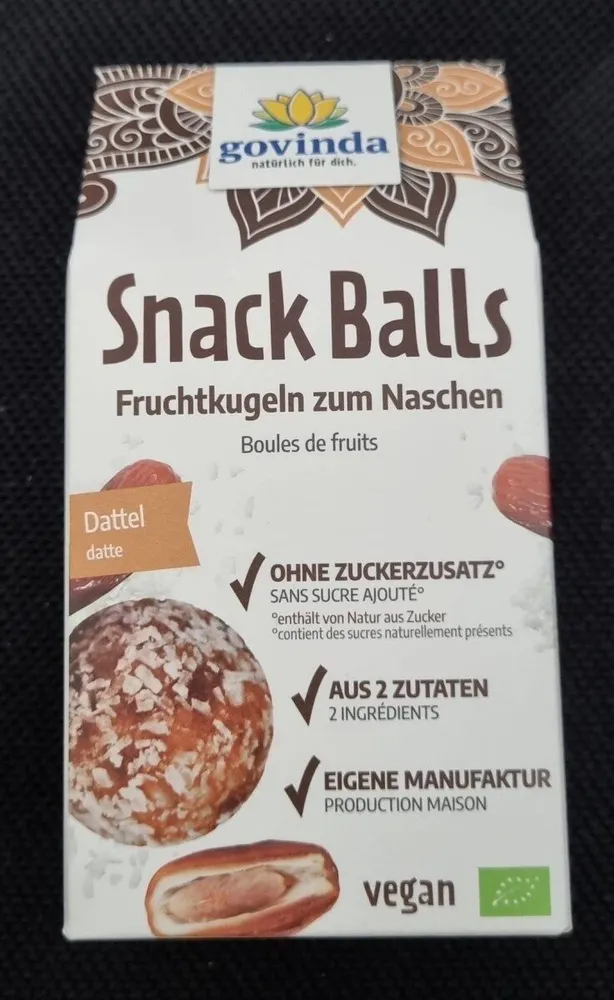 Bio Snack Balls Dattel