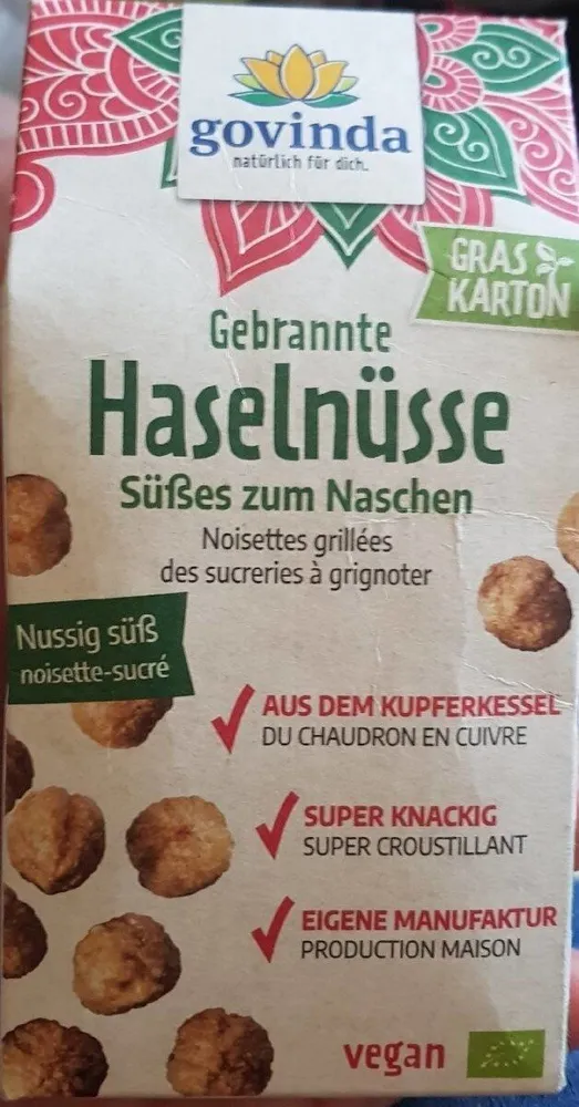 Noisettes grillées