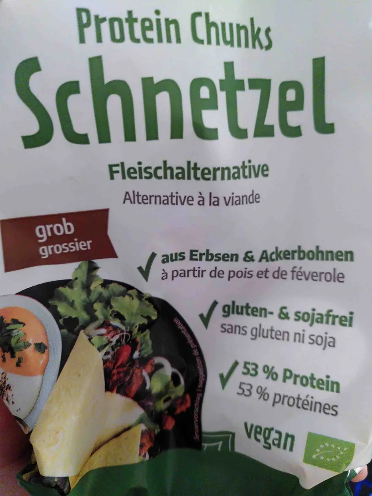 Protein chunks Schnetzel