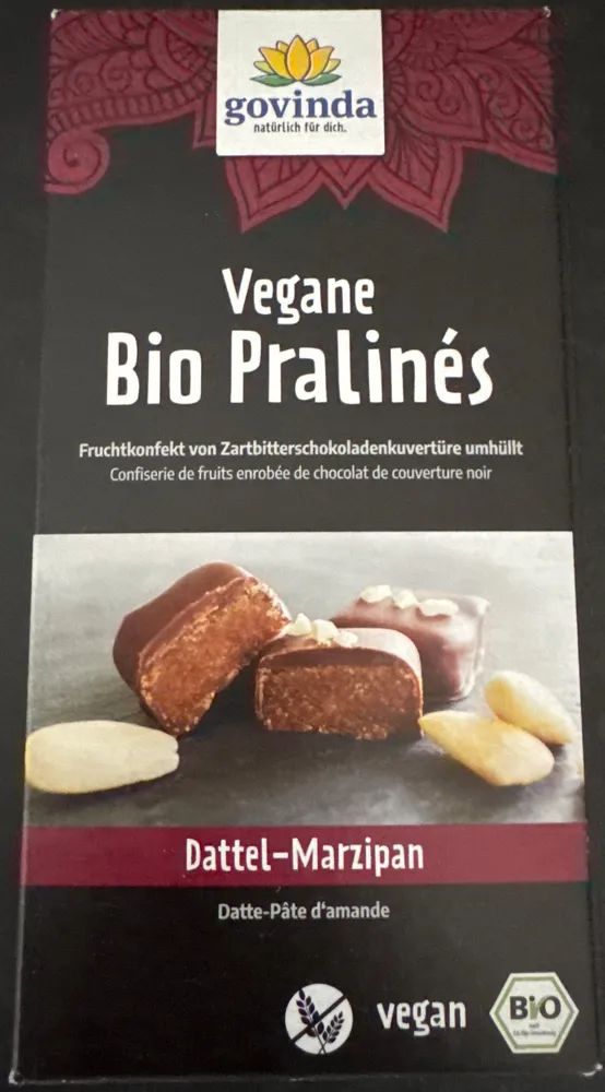 Vegane Bio Pralinés Dattel-Marzipan