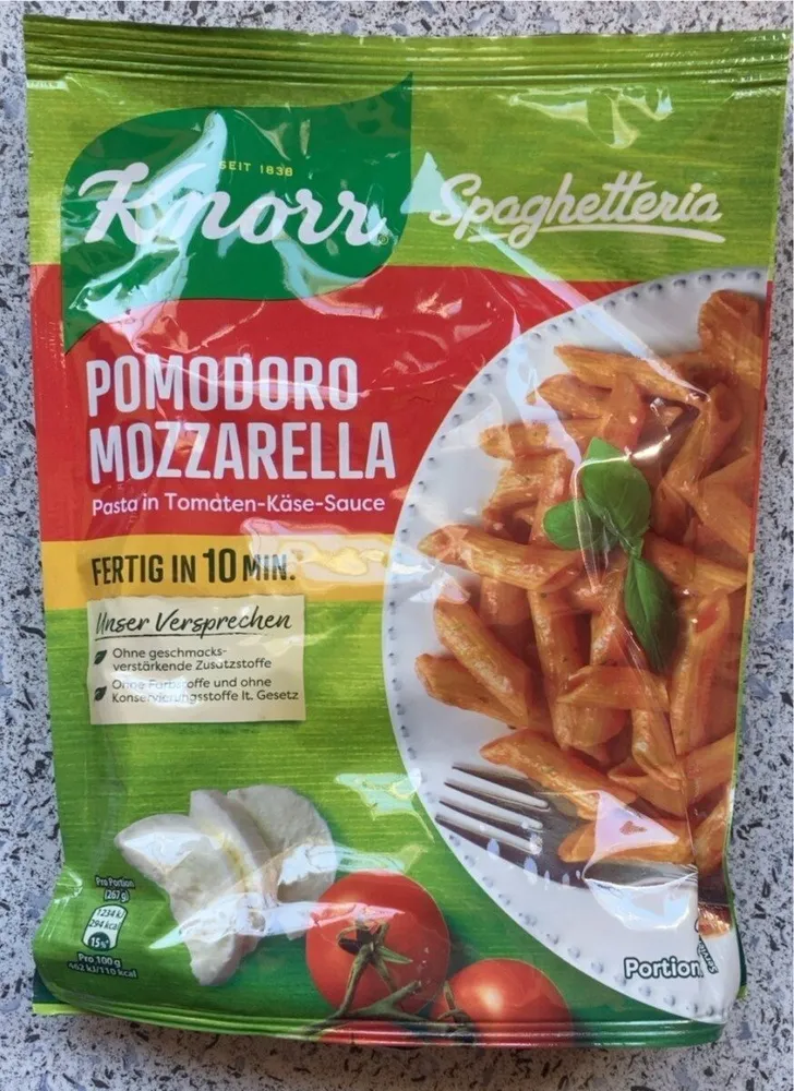 Spaghetteria Pomodora Mozzarella (Pasta in Tomaten-Käse-Sauce)