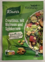 Salat Krönung - Croutinos mit Walnuss und Sojakernen