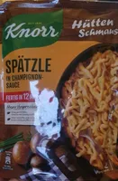 Spätzle in Championsauce