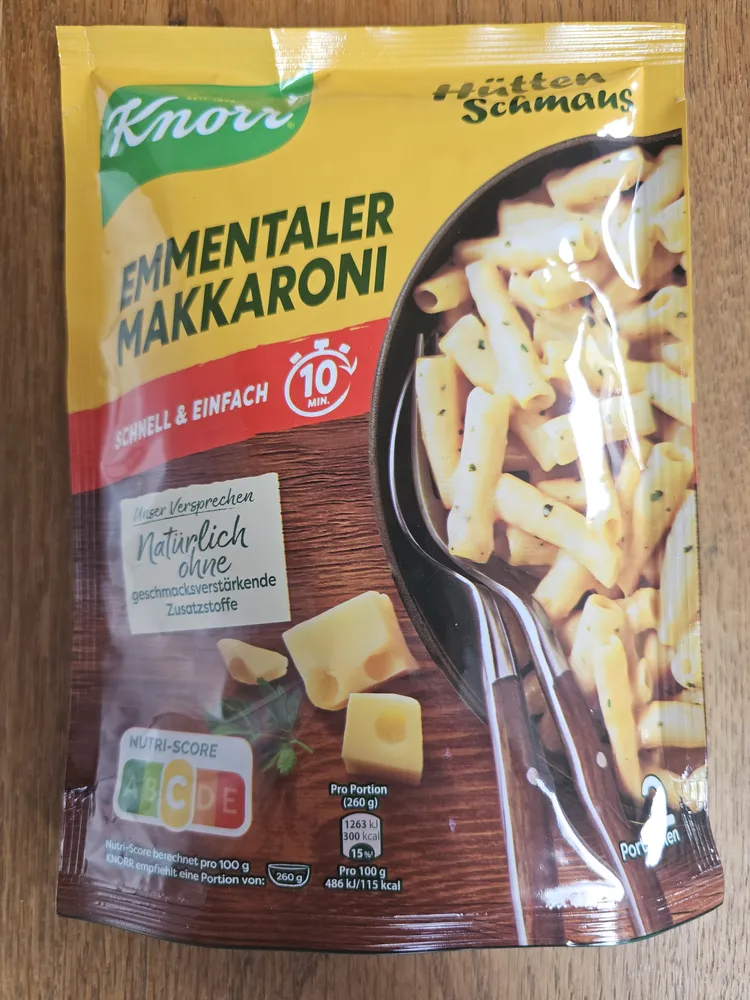 Emmentaler Makkaroni