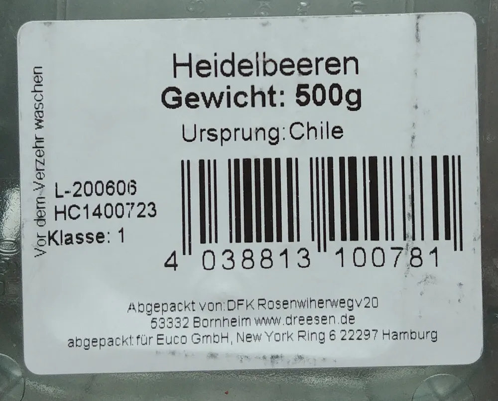 Heidelbeeren