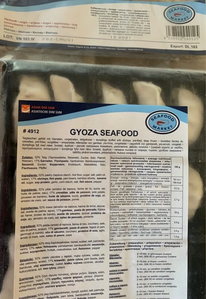 Gyoza Seafood