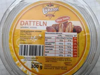 Datteln, getrocknet, entsteint