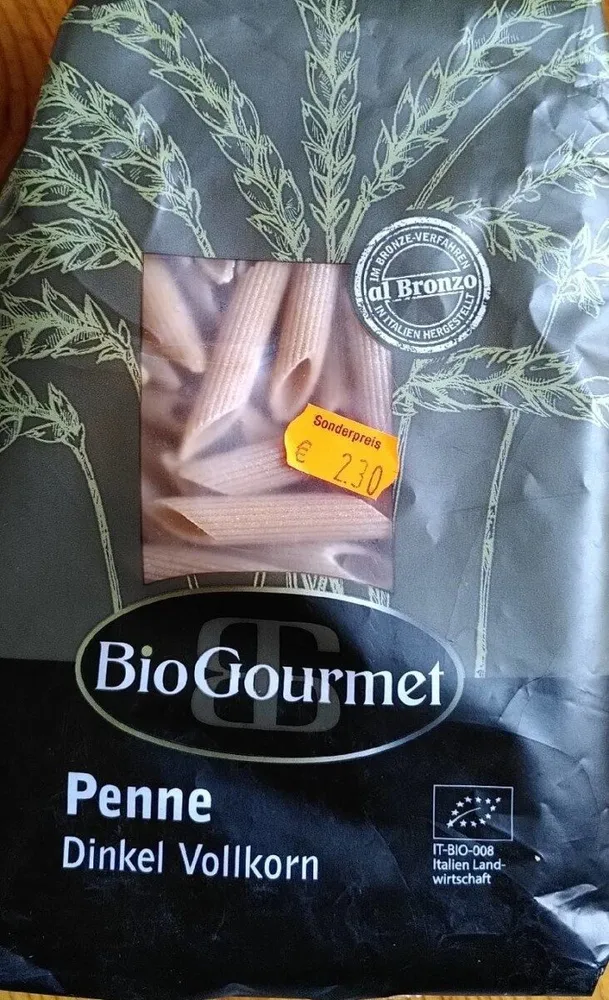 Penne Dinkel Vollkorn