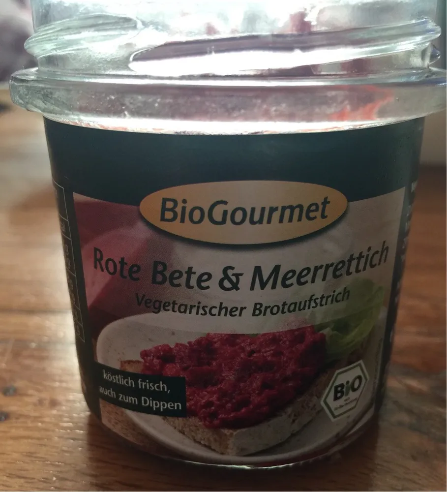 Rote Bete , Vegetarischer Brotaufstrich