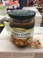 Creme de cacahuete et caramel