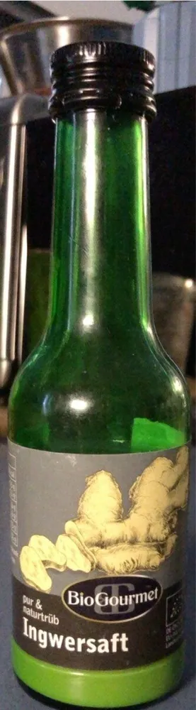 Ingwersaft, naturtrüb